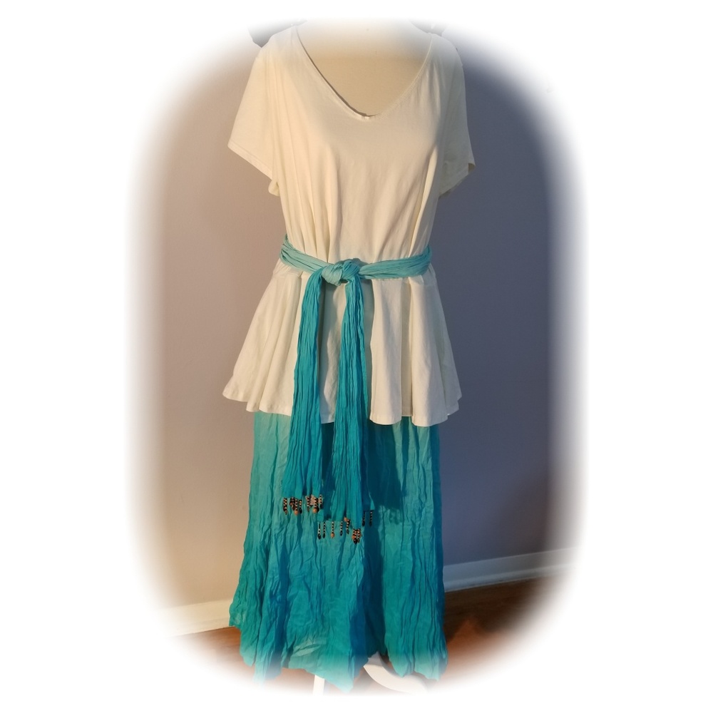 FINAL SALE❤ Women's Ombre skirt with sash